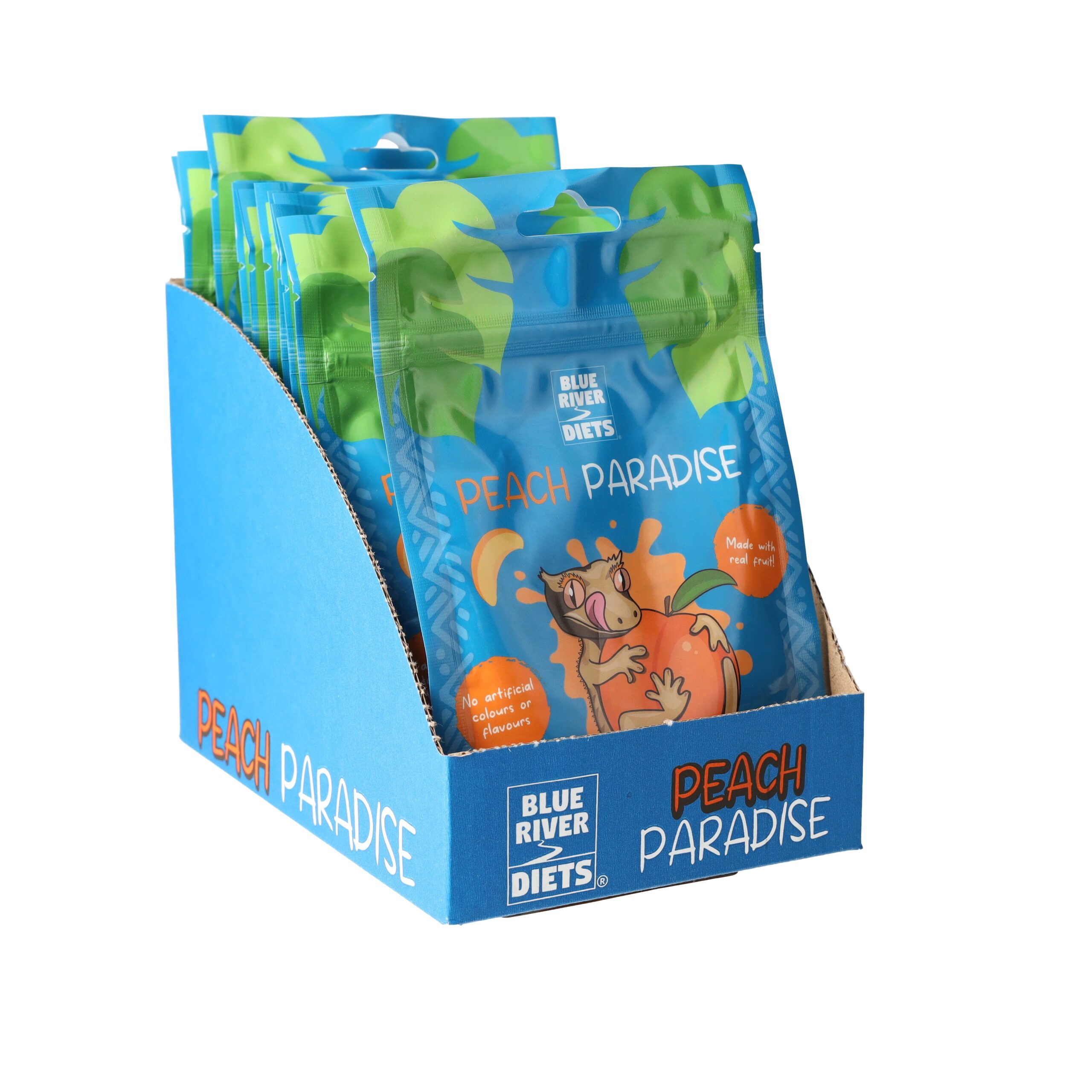 Blue River Peach Paradise Gecko Diet 10x60gFBR020