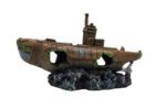 *AQ Sunken Submarine 17.5x6.5x11cm 1DA260