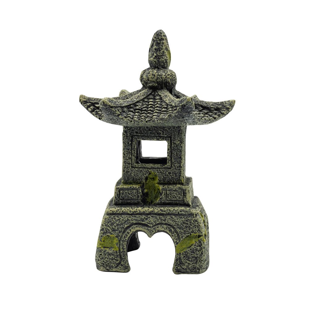 AQ Sunken Pagoda 1 Tier 11x11x16cm 1DA350