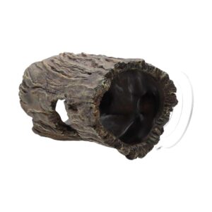 AQ Mini Log Hide with suction Cups 155x85x75mm