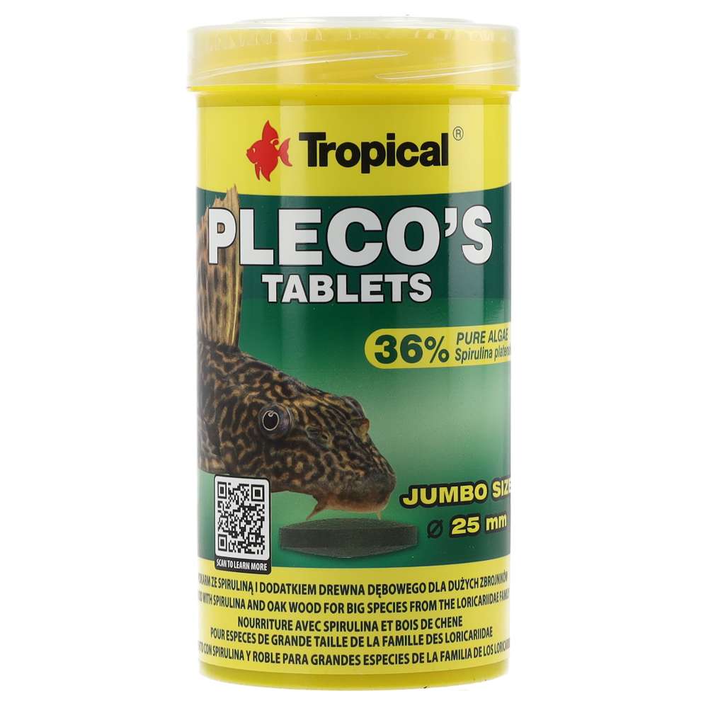 Tropical Pleco's Tablets 250ml/135g (48pcs)