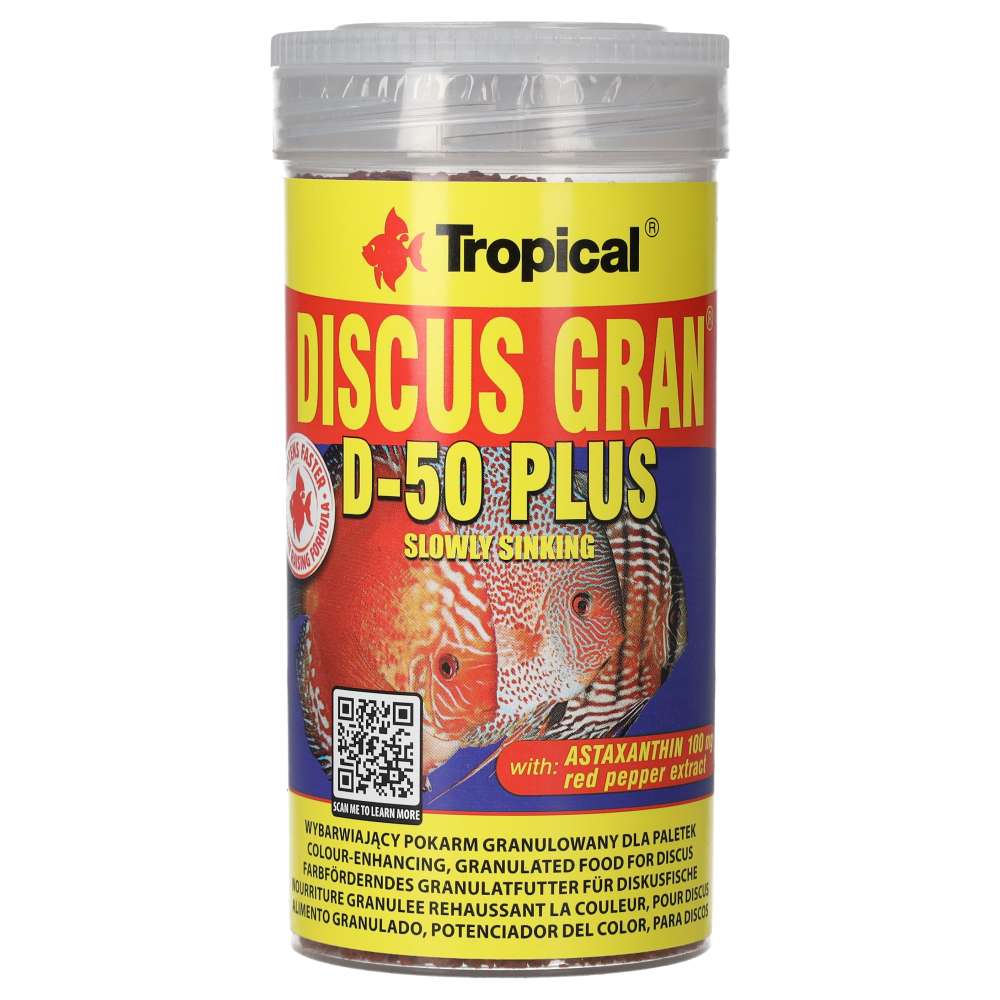 Tropical Discus Gran D-50 Plus     250ml/110g