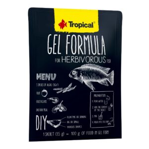 Tropical Gel Formula Herbivorous Fish 35g Sachet