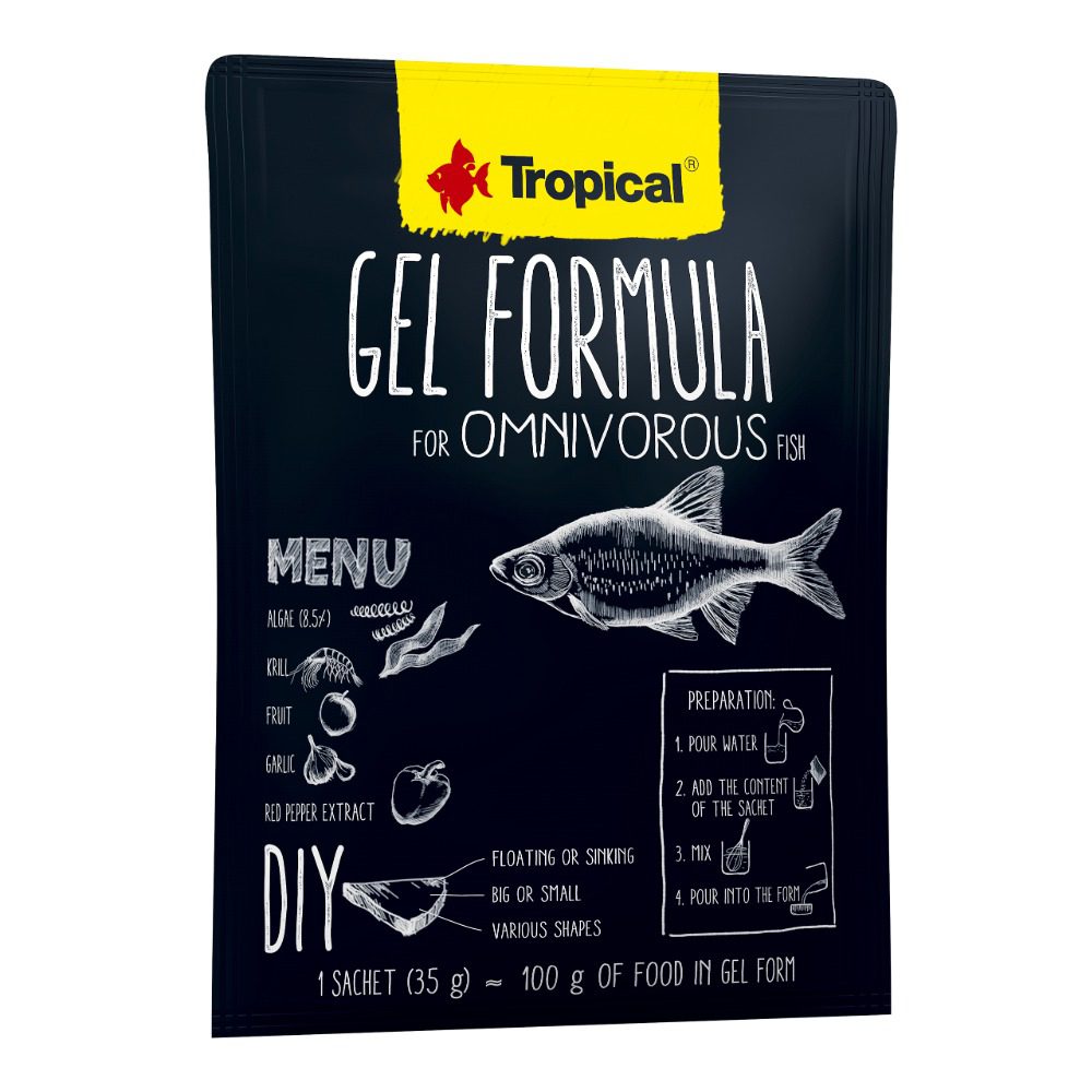 Tropical Gel Formula Omnivorous Fish 35g Sachet