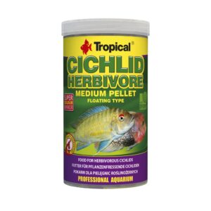Tropical Cichlid Herbivore Medium Pellet 180g