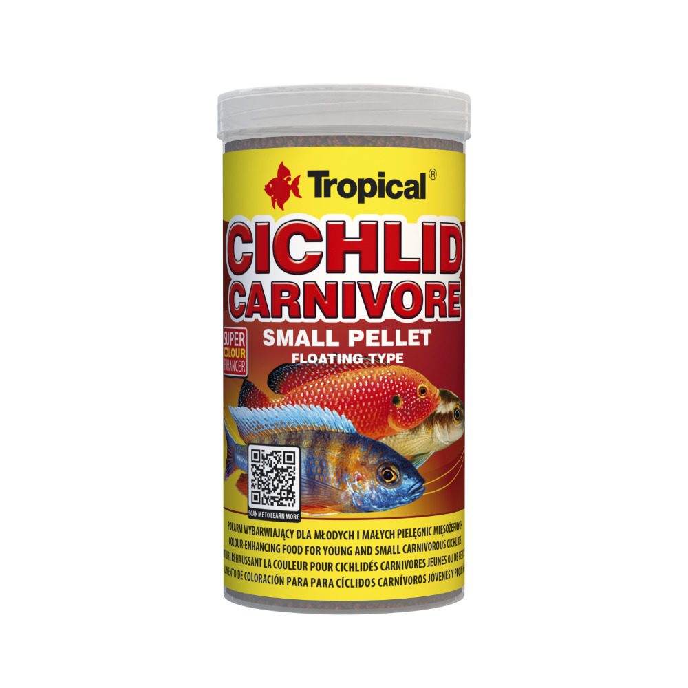 Tropical Cichlid Carnivore Small Pellet 90g