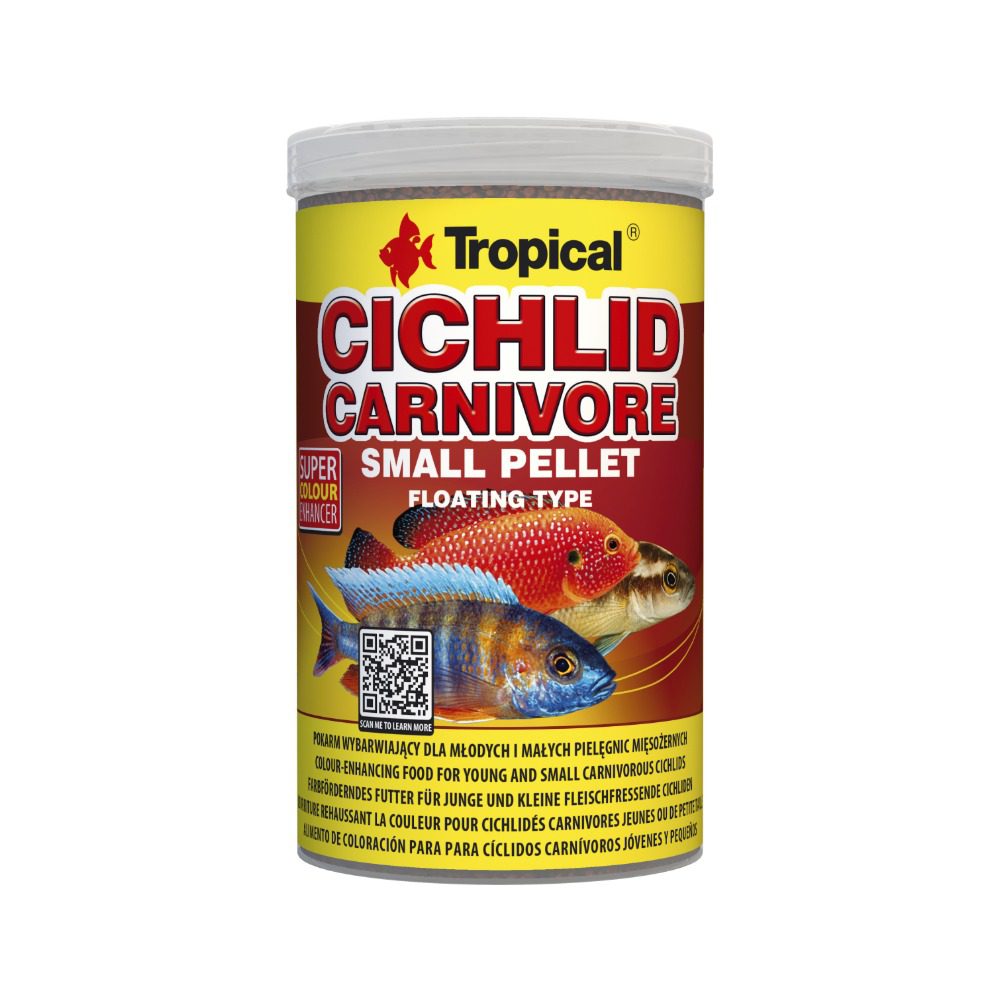 Tropical Cichlid Carnivore Small Pellet 360g