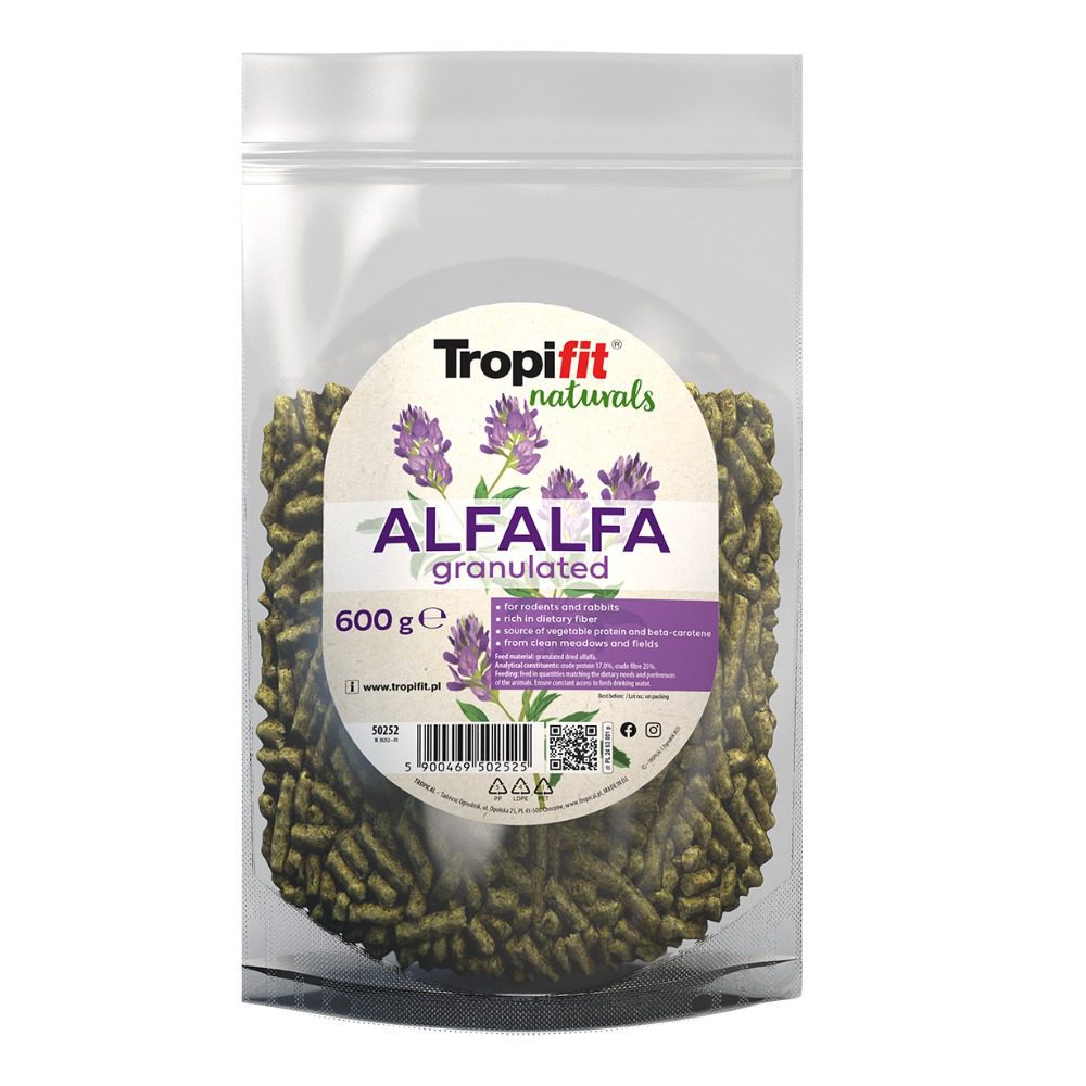 Tropifit Naturals Alfalfa Granulated 600g