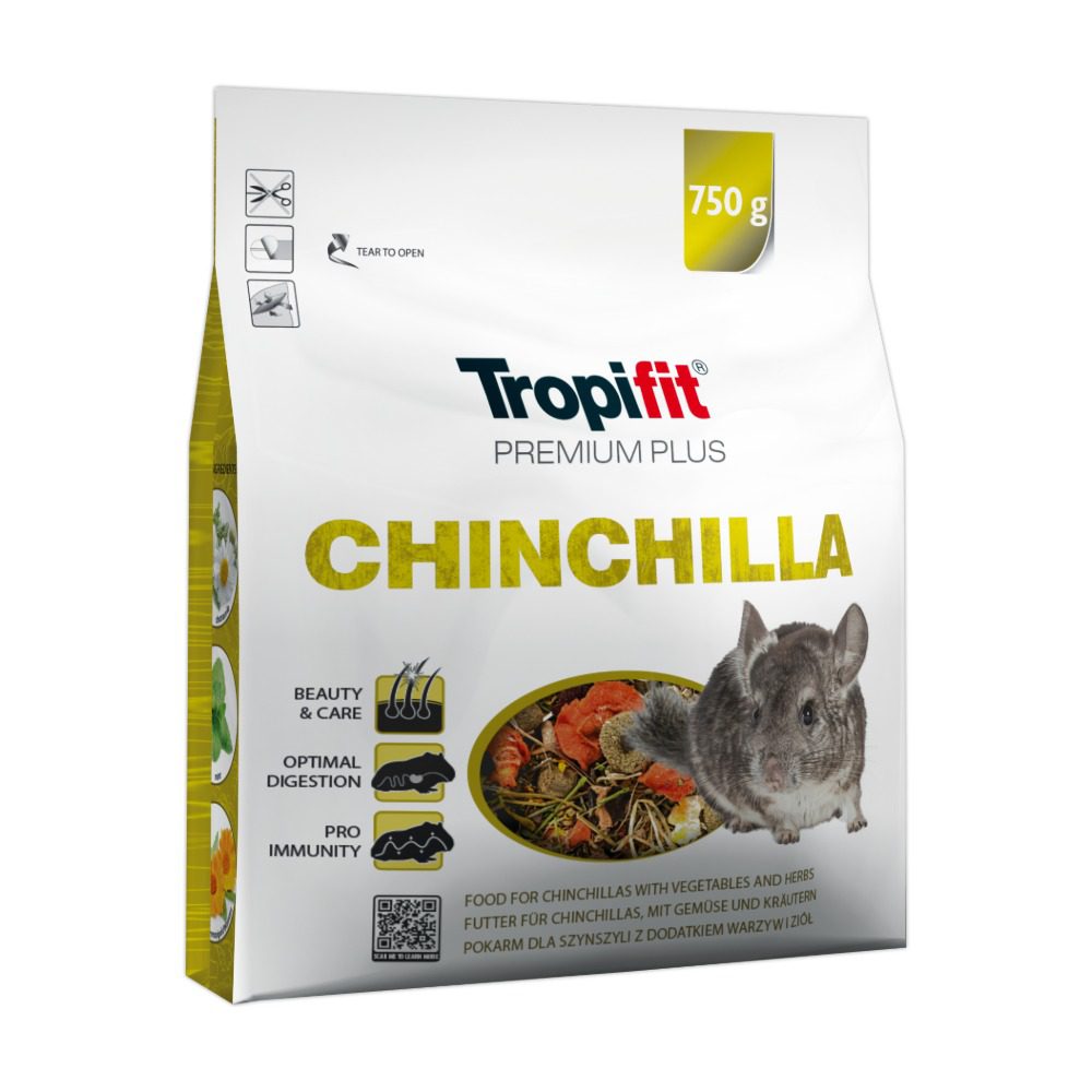 Tropifit Premium Plus Chinchilla 750g