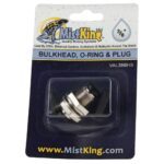 MK 3/8" Metal Bulkhead O' Ring & Plug