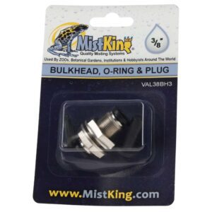 MK 3/8" Metal Bulkhead O' Ring & Plug