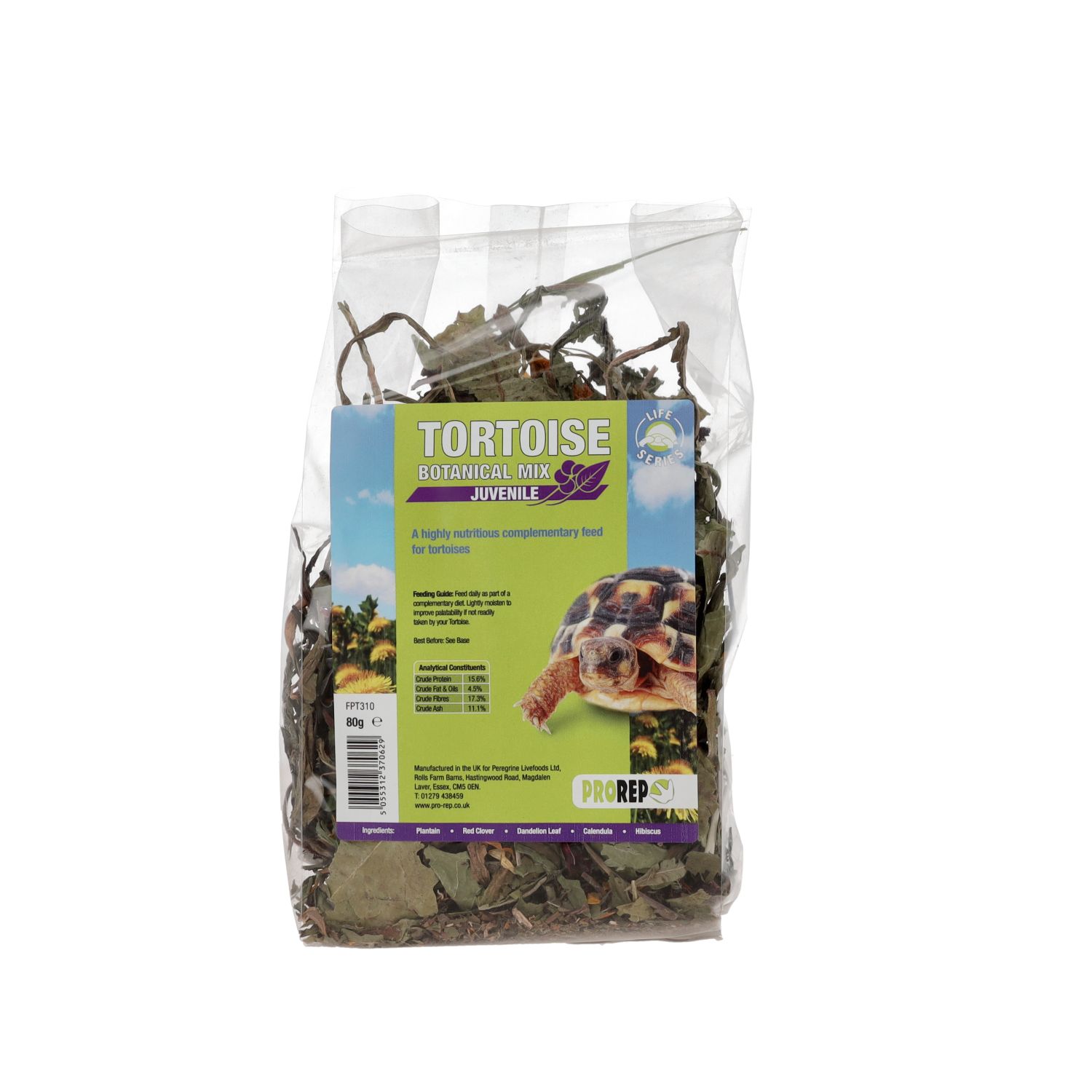 PR Tortoise Juvenile Botanical Mix 80g