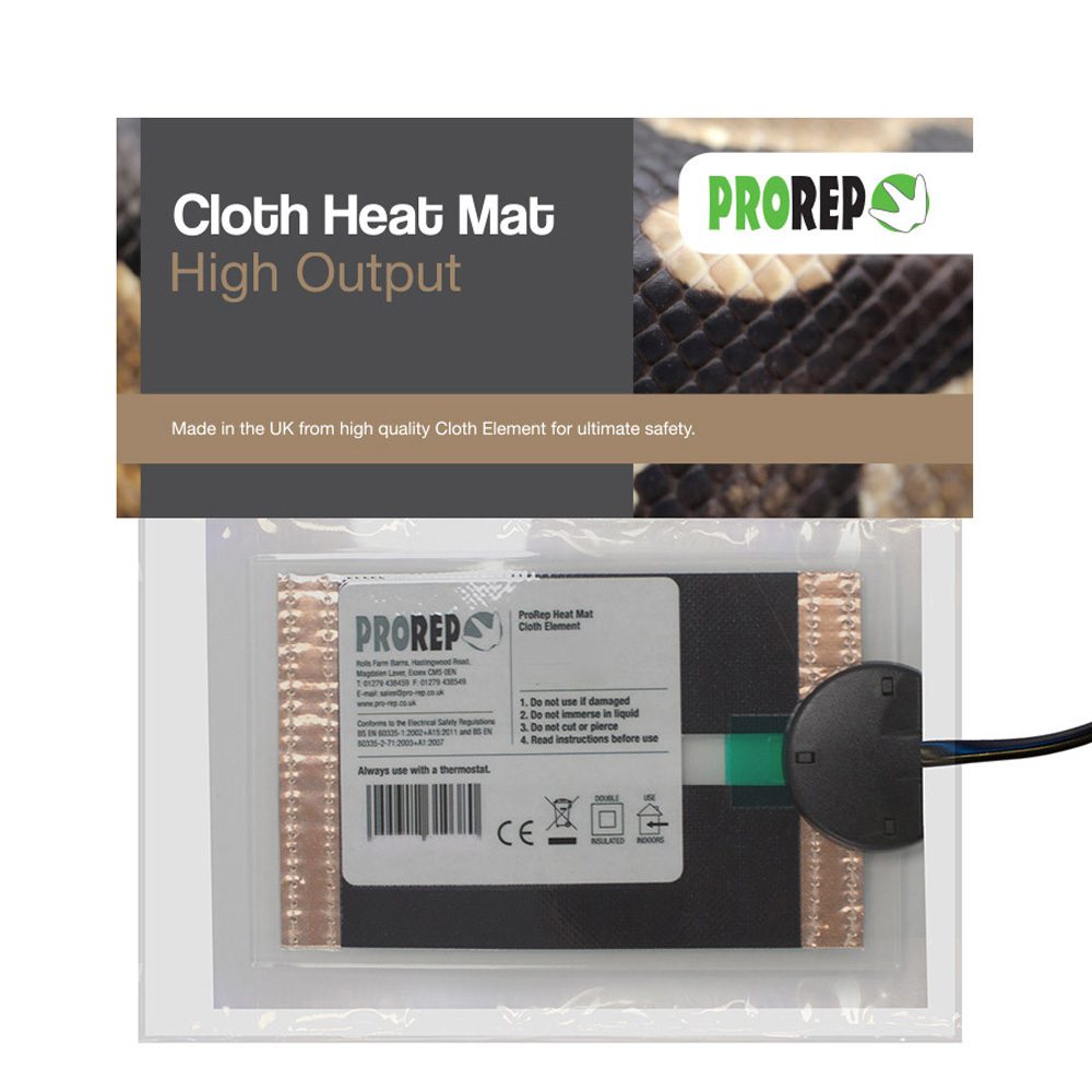 *PR Cloth Element HIGH TEMP Heat Mat (4x6) 6W