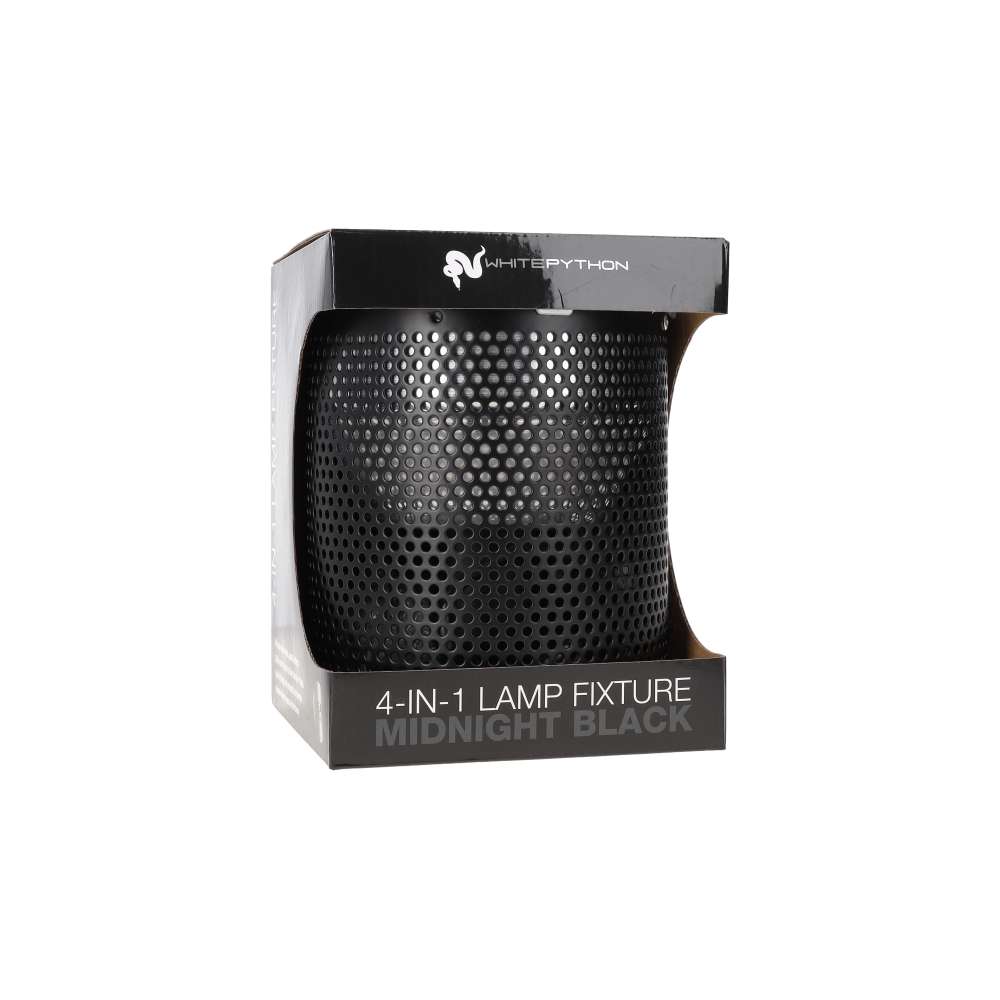 WP 4 in 1 Lamp Fixture Midnight Black (200w)