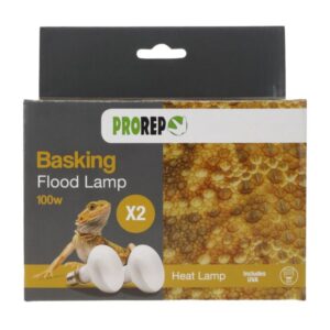 PR 2-Pack Basking Flood Lamp 100w ES