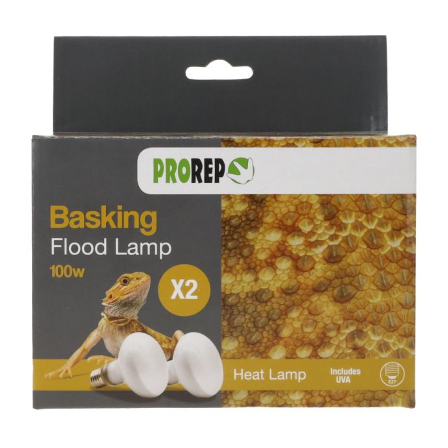 PR 2-Pack Basking Flood Lamp 100w ES