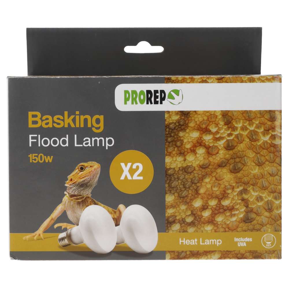 PR 2-Pack Basking Flood Lamp 150w ES
