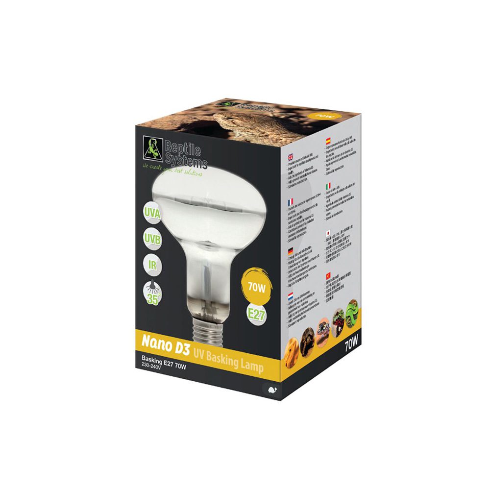 RS D3 UV Basking Lamp Nano - 70w RS D3 UV Basking Lamp Nano - 70w
