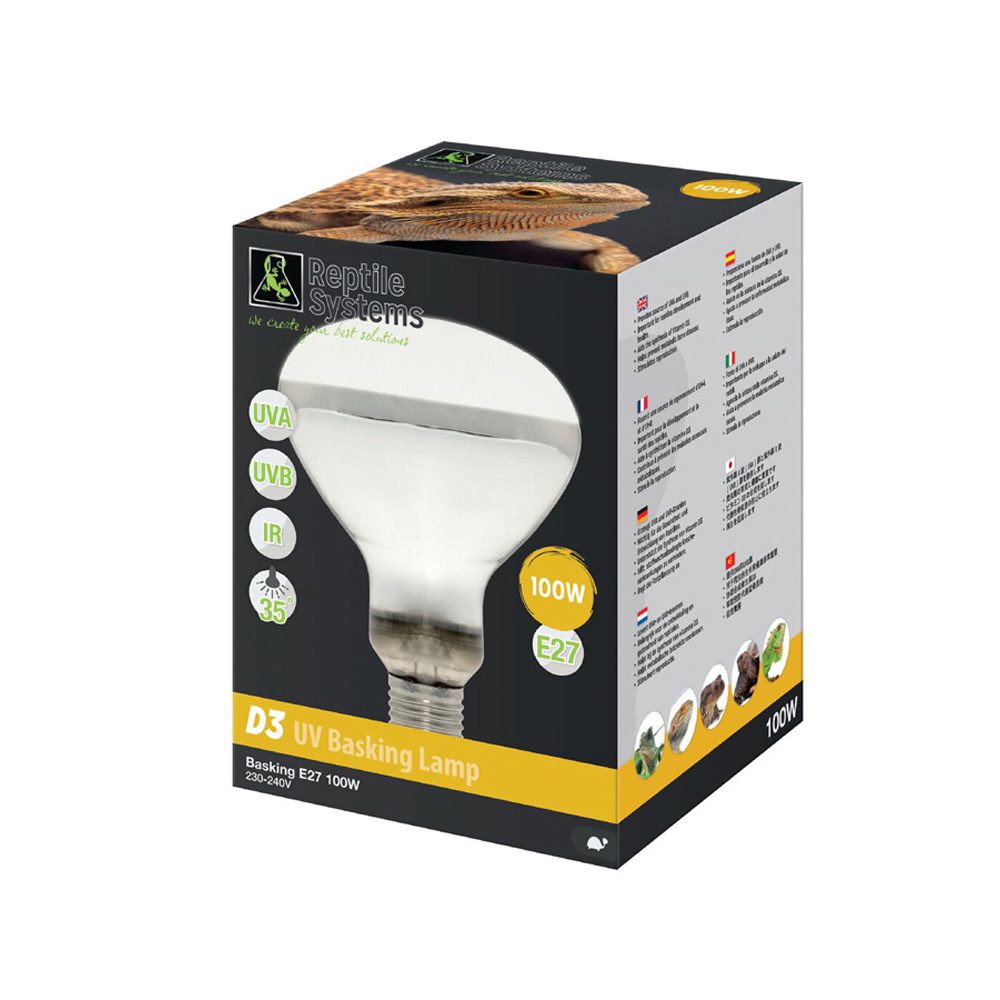 RS D3 UV Basking Lamp - 100w RS D3 UV Basking Lamp - 100w