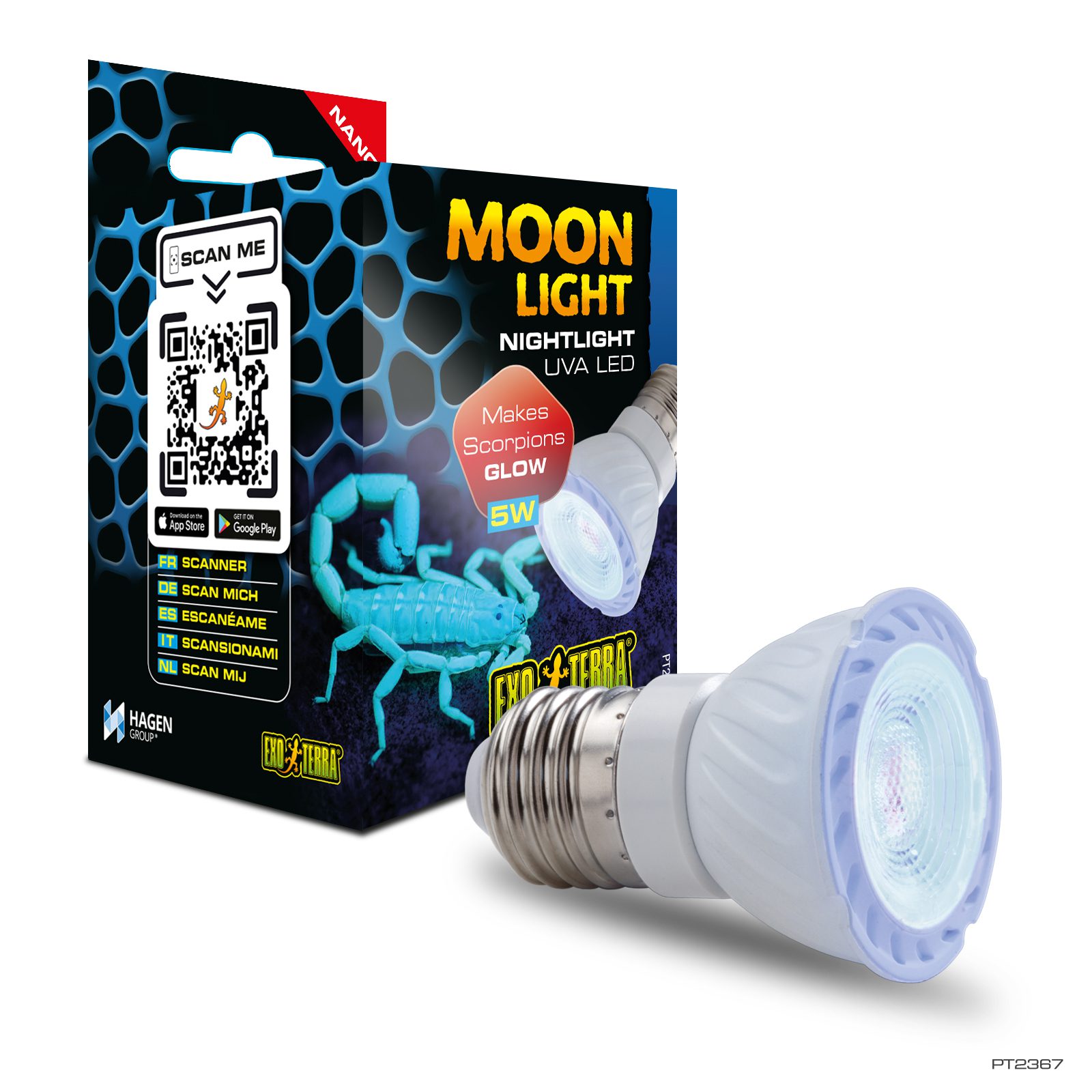 ET Moonlight UVA LED NANO 5W, PT2367