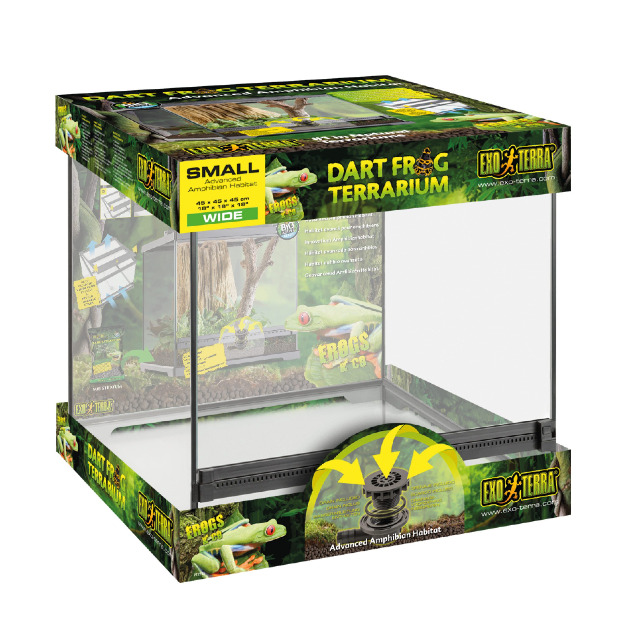 ET Dart Frog Terrarium 45x45x45cm, PT2745 (H)