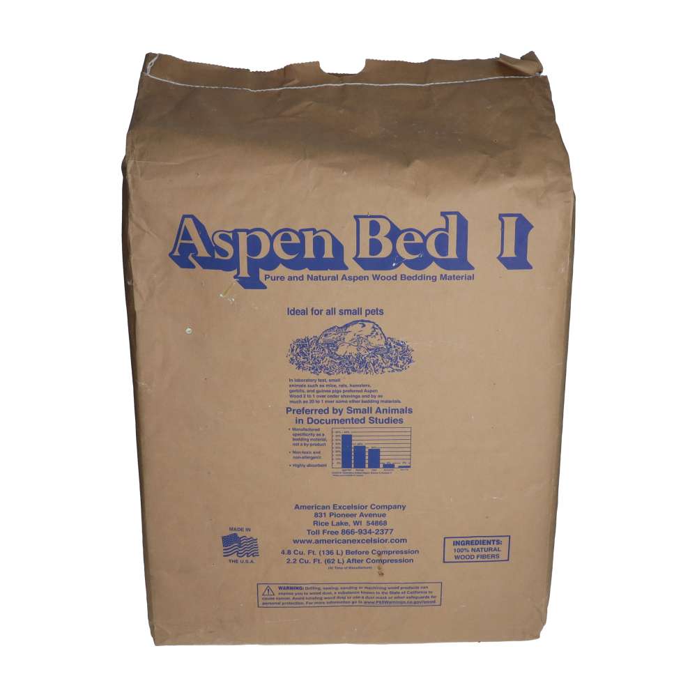 PL Aspen Bedding BULK Bale, 14.5Kg