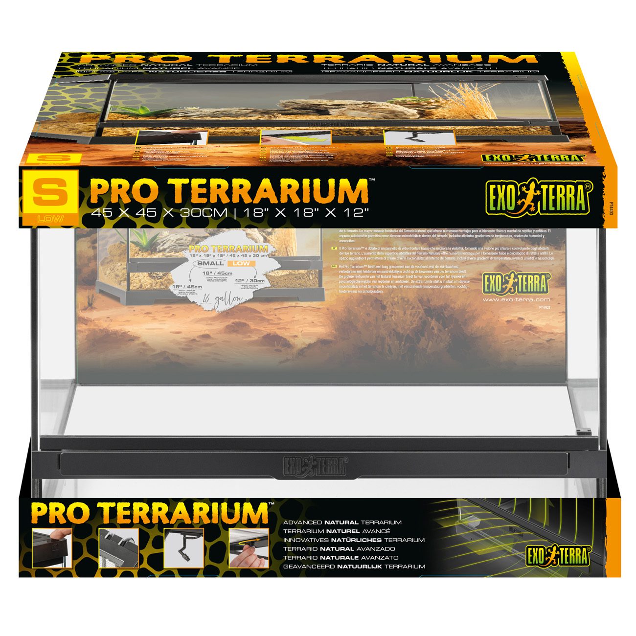 ET Pro Terrarium 45x45x30cm PT4403