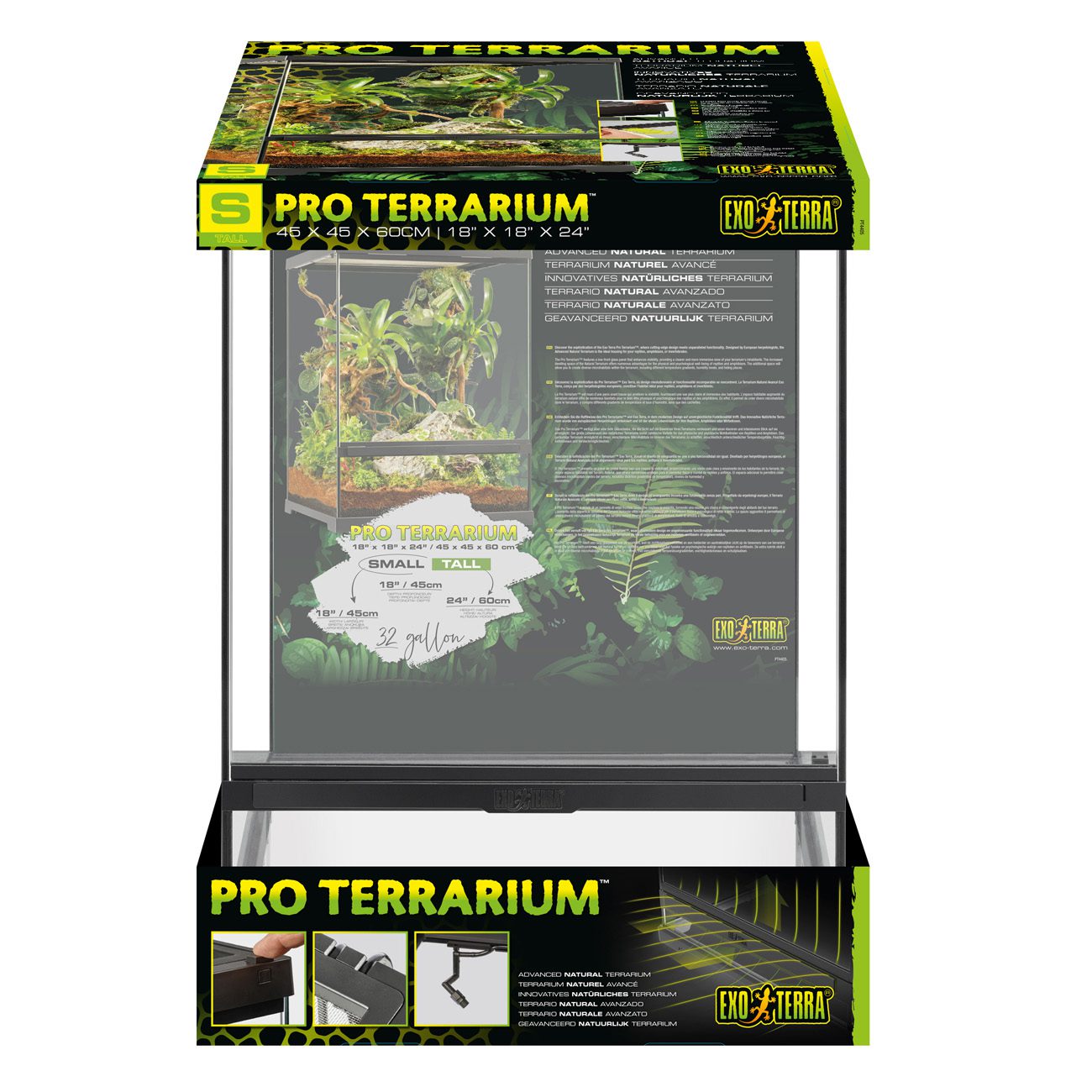ET Pro Terrarium 45x45x60cm PT4405 (H)