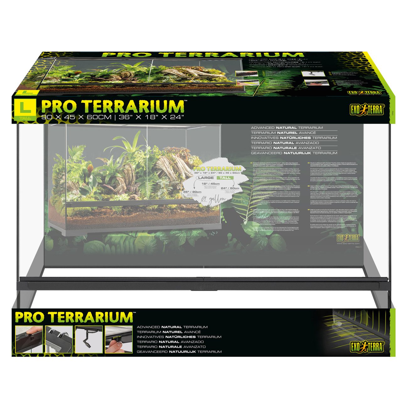 ET Pro Terrarium 90x45x60cm PT4413 (H)