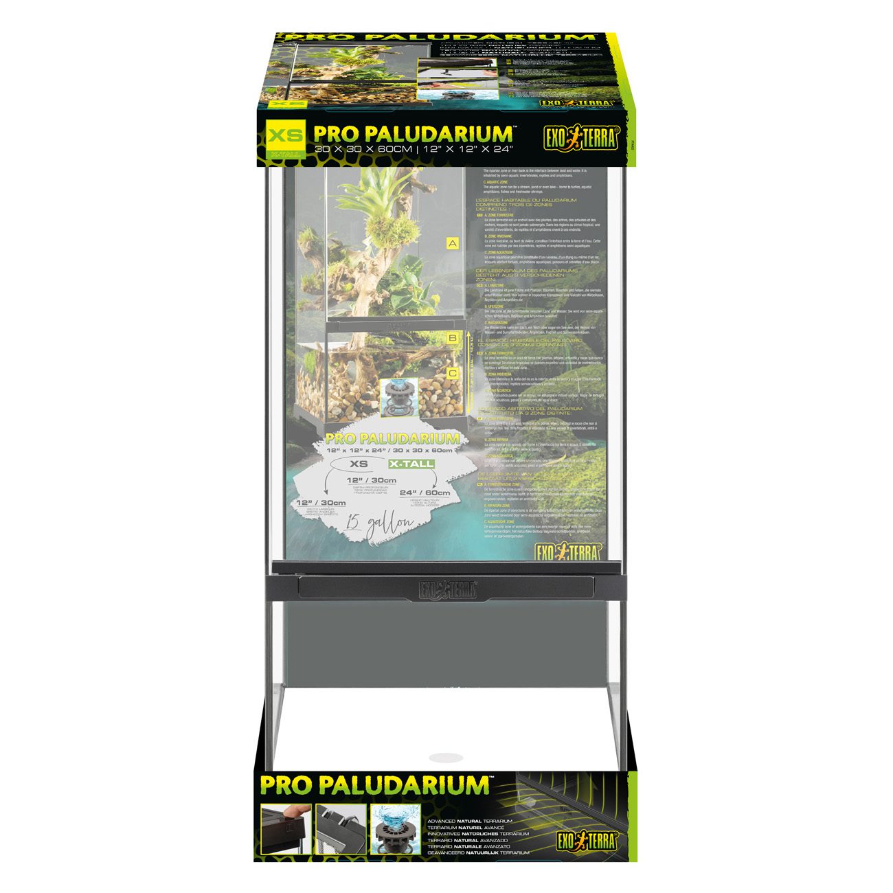 ET Pro Paludarium 30x30x60cm PT4402 (H)