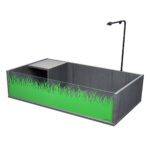 VE Viva Tortoise Table Grey 90cm PT4195