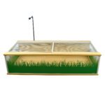 VE DLX Tortoise Table Lge Oak,1192x632x82mm PT4142