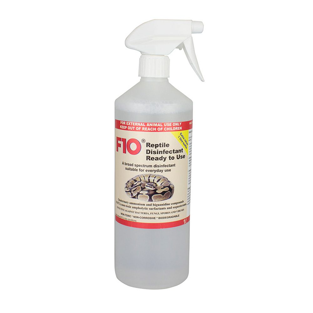 F10 REPTILE RTU Disinfectant 1 Litre Trigger