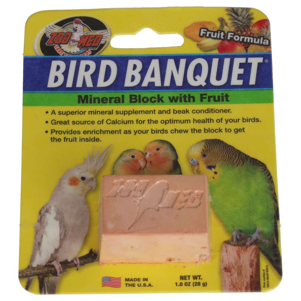 ZM Bird Banquet Seed Mineral Block SMALL, BB-OSE