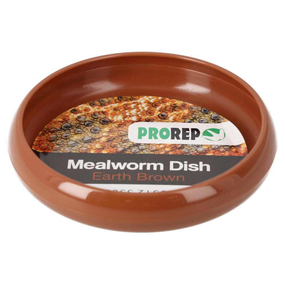 PR Mealworm Dish Earth Brown 75mm, WPM001