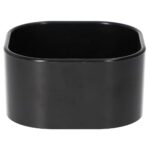 WP Water Bowl Black Med, 80x80x40mm