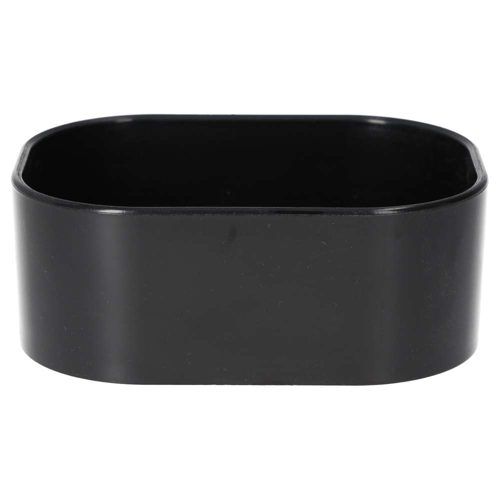 White Python Water Bowl Black Medium