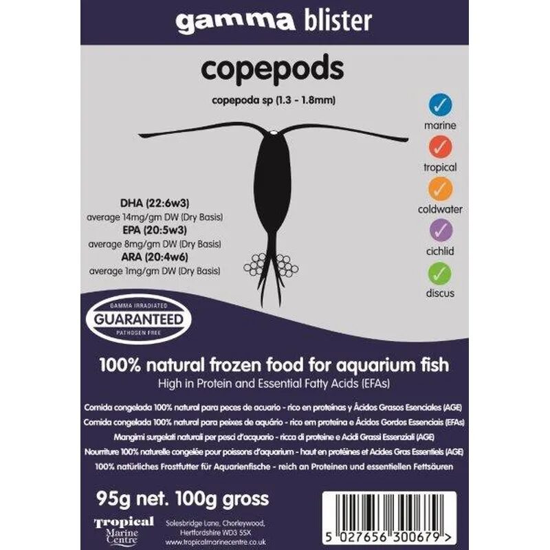 Gamma Blister Copepod, 100g