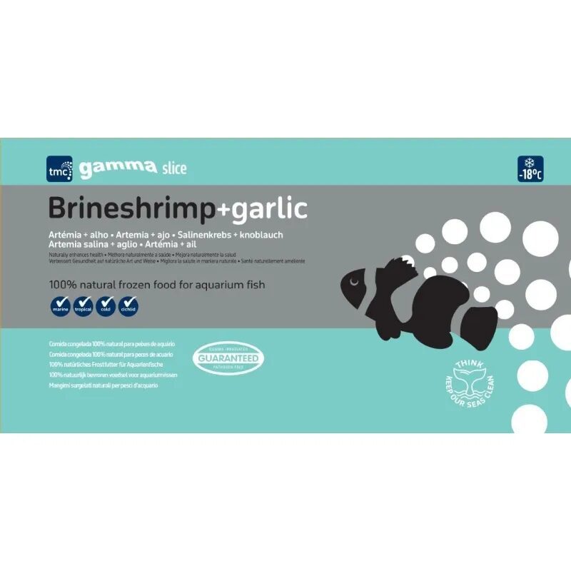 Gamma SLICE Brineshrimp + Garlic, 250g