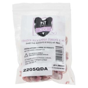 PLT Frozen Mice Lge Pinkies 2g+ 25 Pack