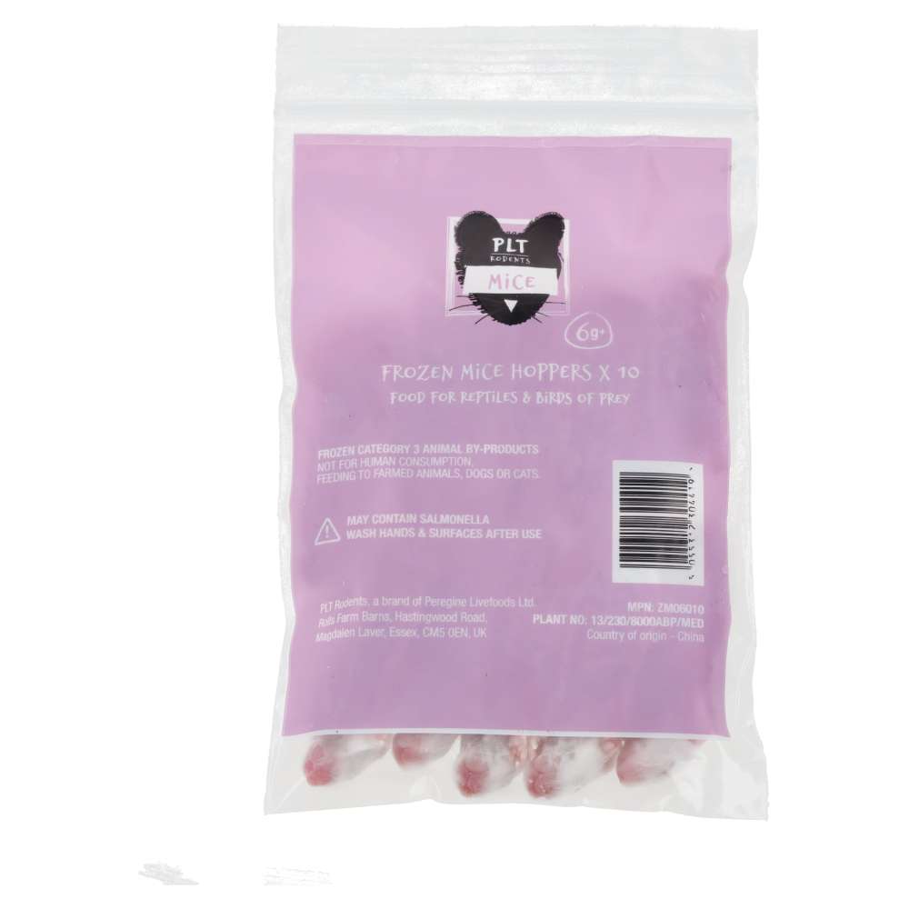 PLT Frozen Mice Hoppers  6g+ 10 Pack