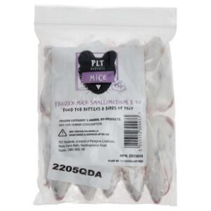 PLT Frozen Mice Small/Medium 15g+ 10 pack