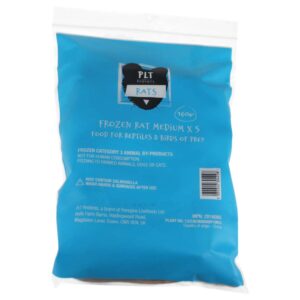 PLT Frozen Rat Medium 160g+ 5 Pack