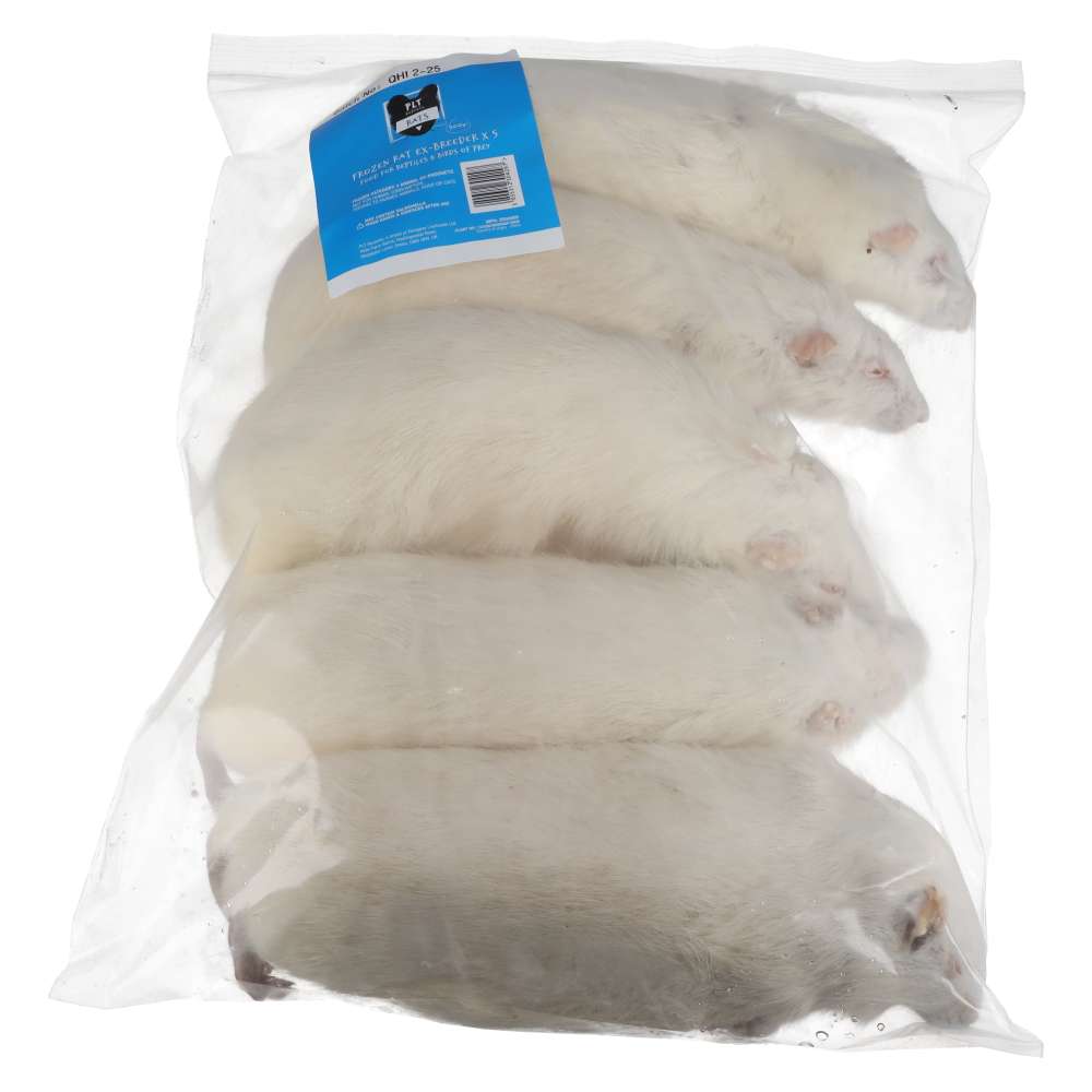 PLT Frozen Rat Ex-Breeder 500g, 5 Pack (Ltd Qty)